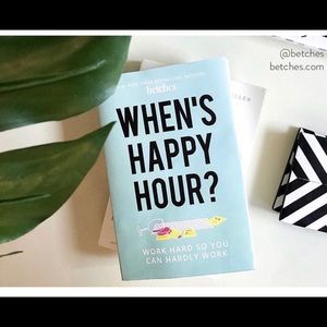 ⚡️SALE⚡️NEW When’s Happy Hour Hardcover Book